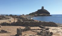 Nora and tower Sardinia