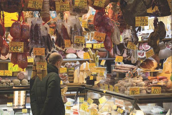 Food in Emilia Romagna, Italy