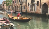 Venice rowing lesson Italy
