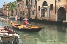 Venice rowing lesson Italy