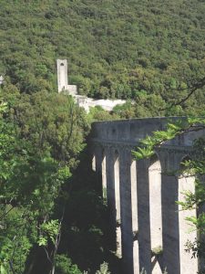 Ponte delle Torri and Monteluco, Spoleto