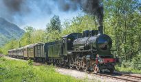 Italian steam train
