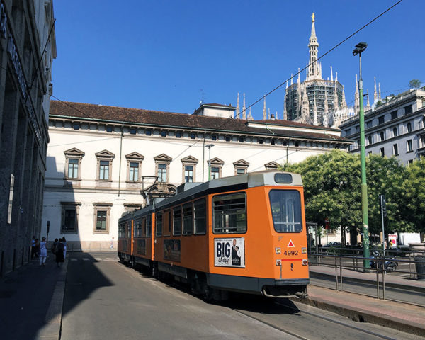 Tram in Milan