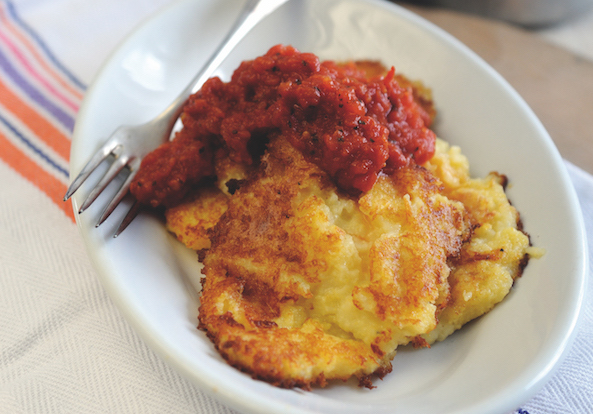 Polenta fritters