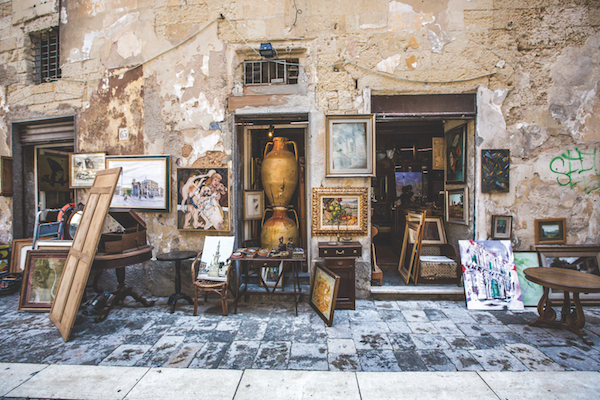 Street market, Lecce, Puglia