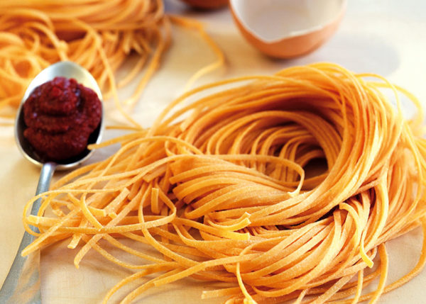 pasta with tomato puree