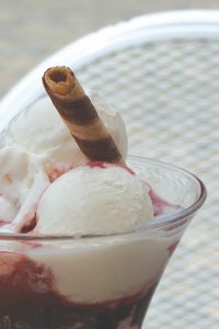 Gelato in Colico, Italy