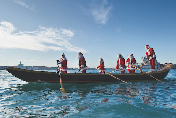 Father Christmas, Venice, Italy