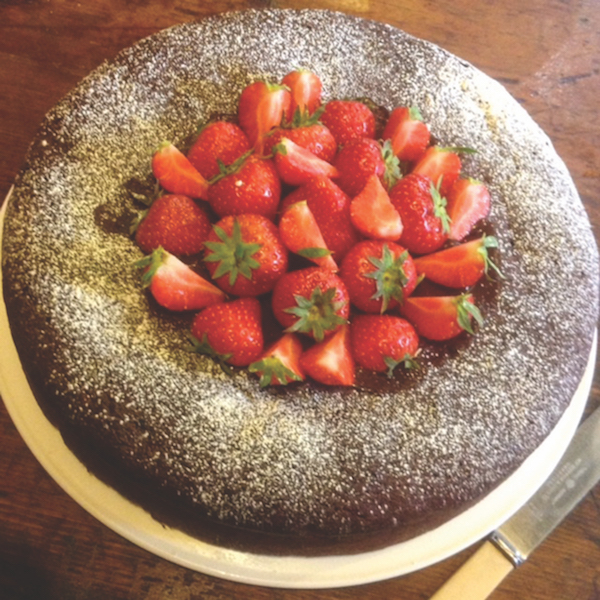 chocolate and chestnut cake