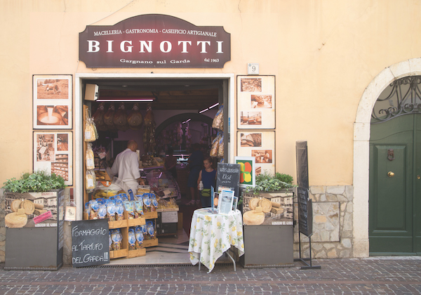 Bignotti Deli in Gargnano, Lake Garda