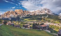 View of Cortina D'Ampezzo , Italy