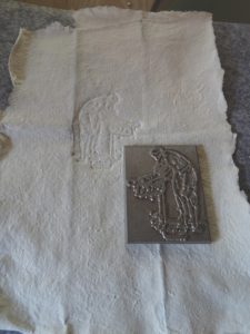 handmade paper and watermark, Italy