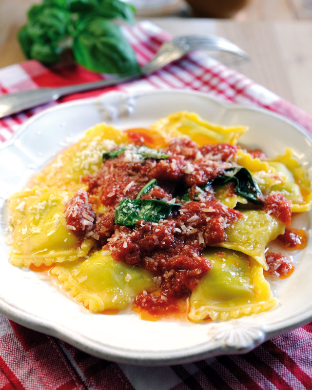 Spinach and Ricotta Tortelli