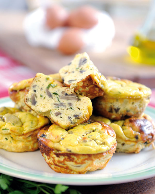 Mini mushroom quiche (sformatini di funghi)