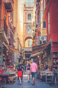 Naples streets, Italy