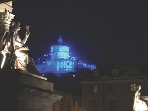 Piccoli Spiriti Blu by Rebecca Horn, Monte dei Cappuccini, Turin