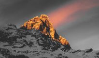 Sunset over Monte Cervino, Italy
