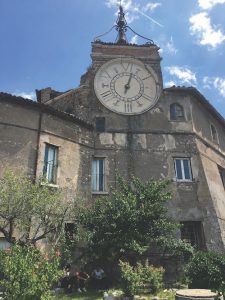 on Palazzo del Drago, Subiaco, Italy