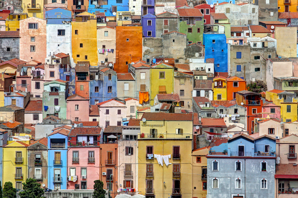 Viewpoint: Bosa old town - Italy Travel and Life