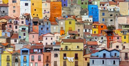 Bosa in Sardinia, Italy