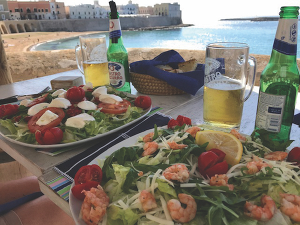 Lunch in Gallipoli, Italy