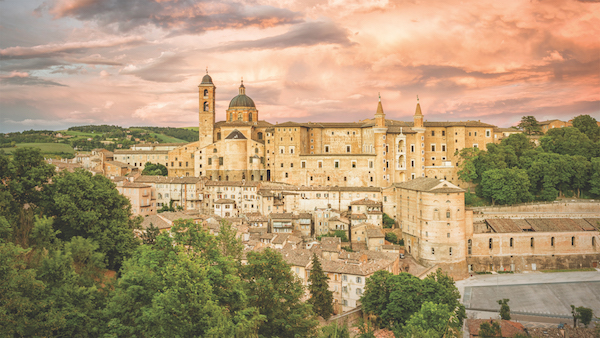 Urbino in Le Marche, Italy