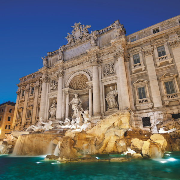 Trevi fountain, Rome, Italy