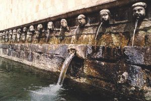 fountain of 99 spouts, Italy