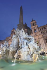 fountain of the four rivers, Italy