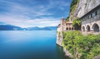 Hermitage of Santa Caterina del Sasso, Italy