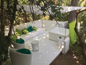 Su Gologone veranda, Sardinia
