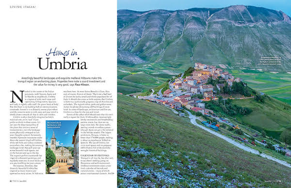 Italia! magazine issue 175 - homes in umbria