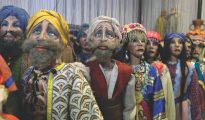 Marionettes in the warehouse of the Carlo Colla and Sons