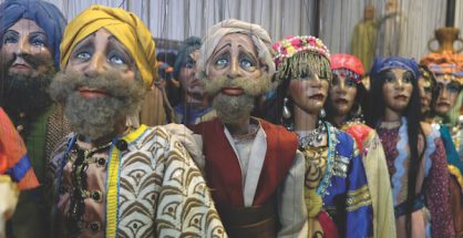Marionettes in the warehouse of the Carlo Colla and Sons