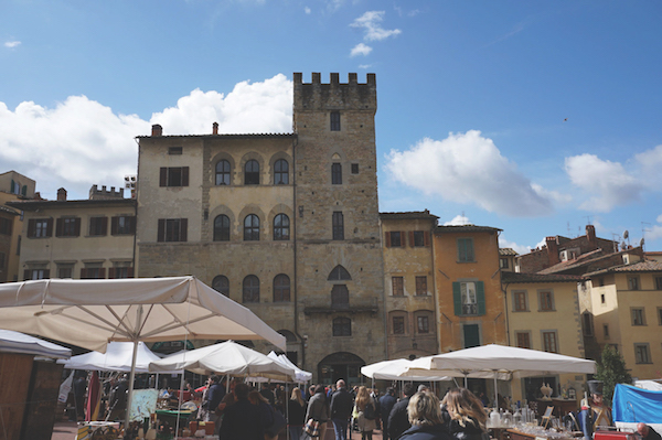 Piazza Grande in Arezzo