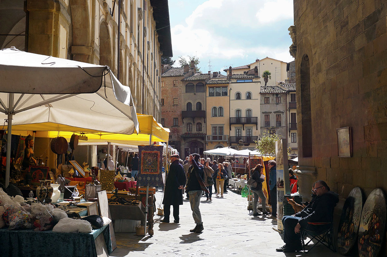 To Arezzo for lunch