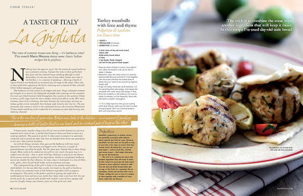 Italia! issue 176 food article