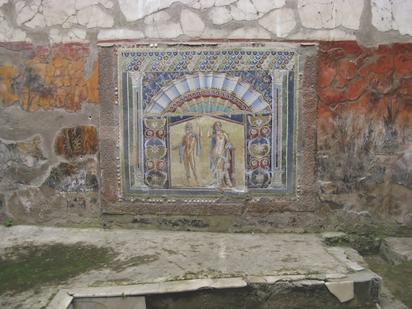 Mosaic of Neptune and Amphitrite in Herculaneum