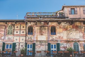 Facade in Piazza delle Erbe