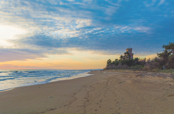 Pineto beach, Abruzzo