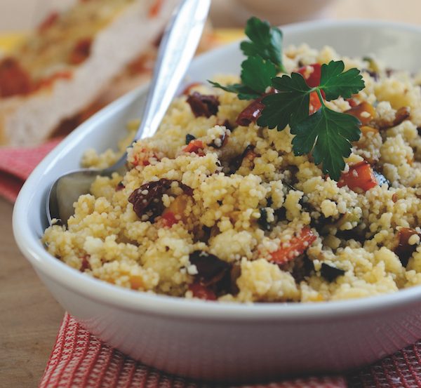 grilled vegetables with couscous