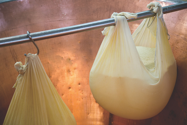 making parmesan