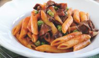 penne with mushrooms