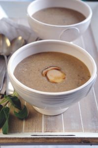 foraging - chestnut soup