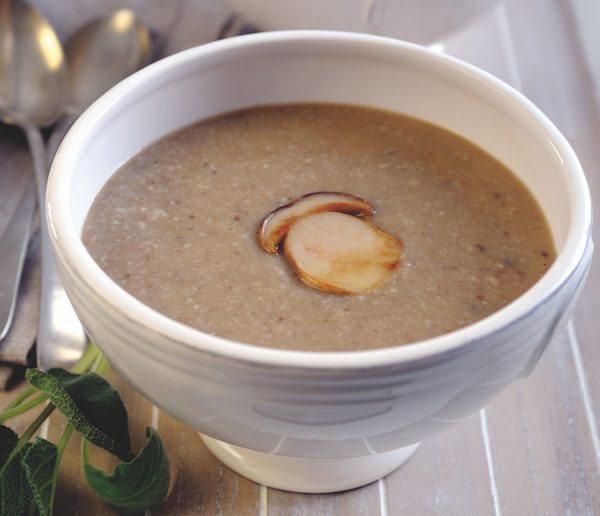 foraging - chestnut soup