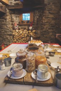 Breakfast a Nuit a Pleiney, Aosta