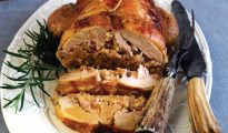 Stuffed guinea fowl