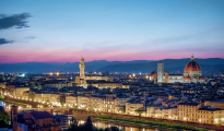 Florence at night