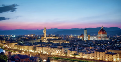 Florence at night