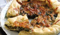 Mushroom tart